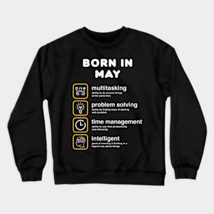 Born in May Crewneck Sweatshirt